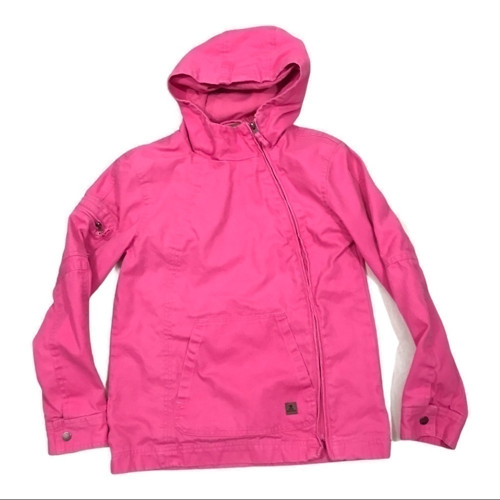 Mousqueton Pink Cotton Canvas Jacket Pink Small